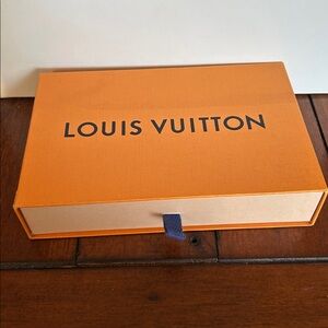 Louis Vuitton Signature Orange Wallet Box